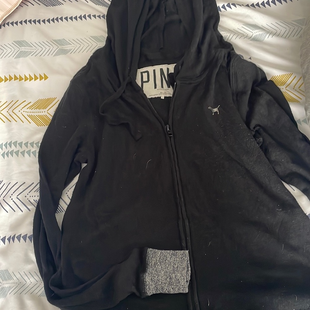 PInk hoodie stretch